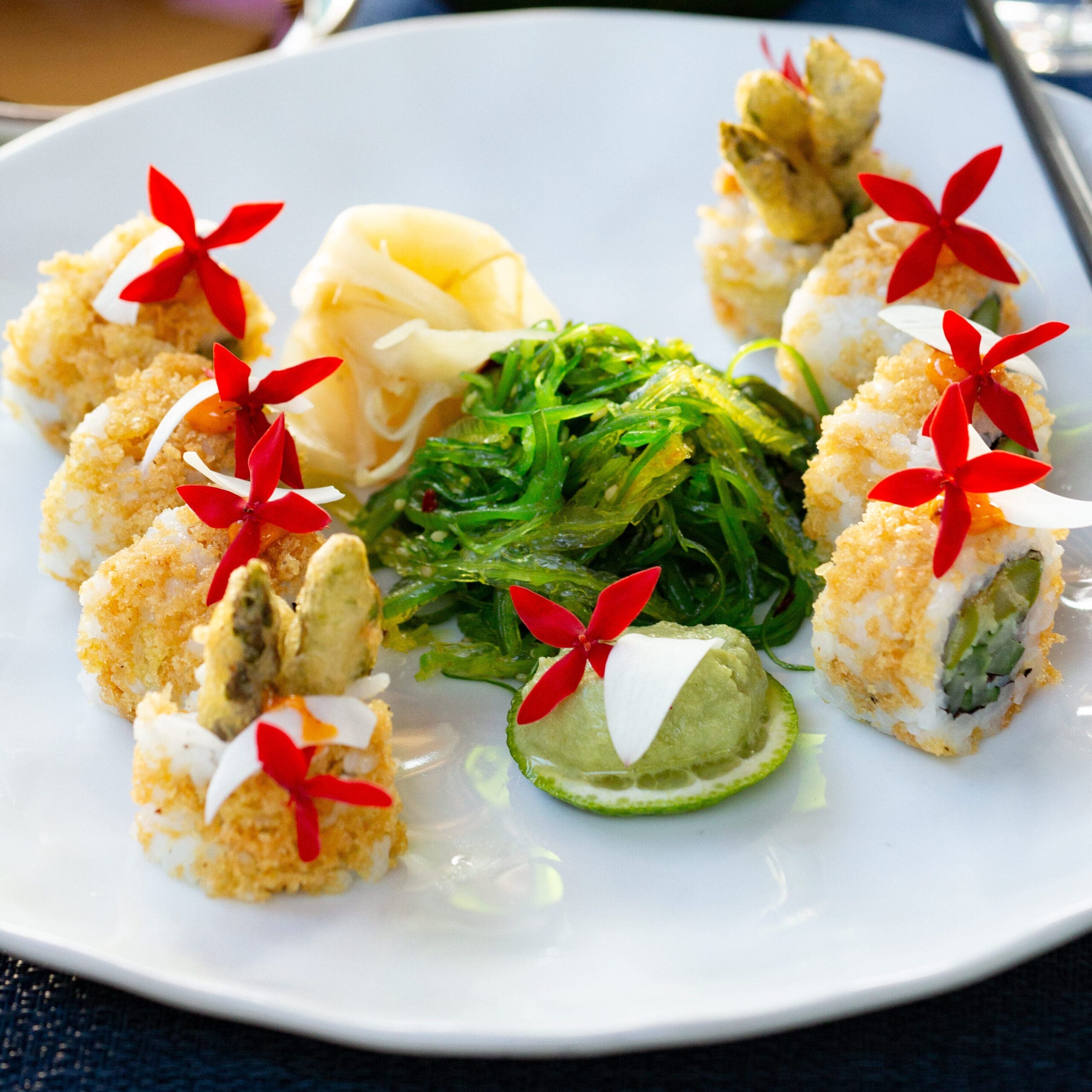 Asparagus Temaki Roll Asparagus Temaki Roll