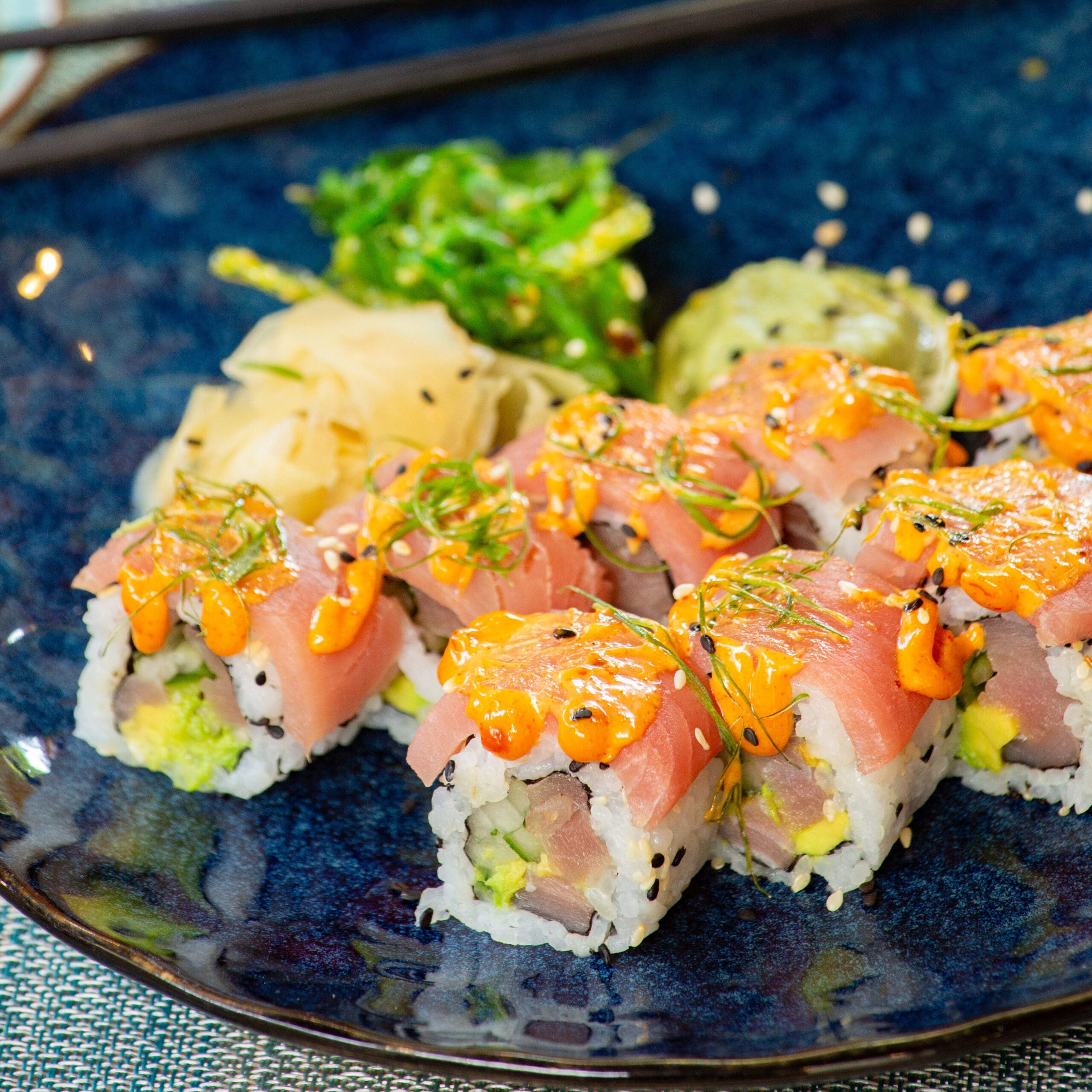 Blue Tuna Sushi Roll Blue Tuna Sushi Roll