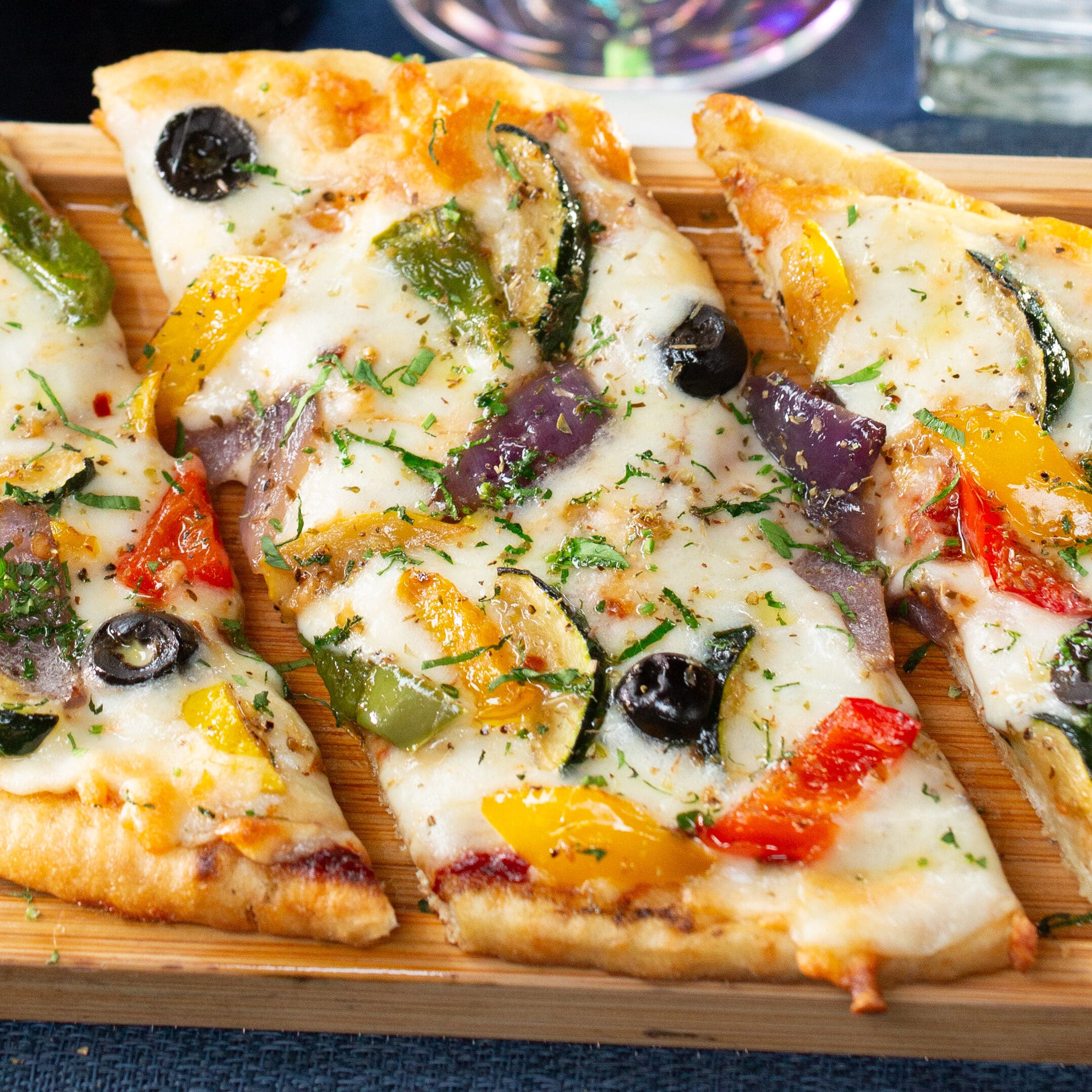 Delicia de pan plano de la huerta